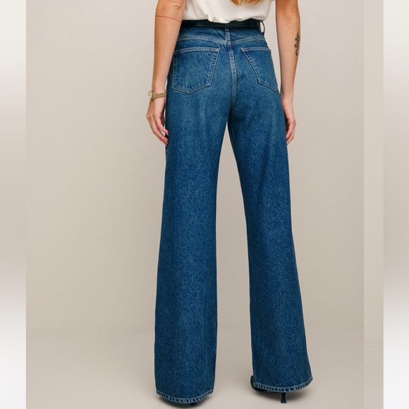 Reformation
Women's Blue Cary High Rise Slouchy Wide Leg Jeans - Picture 3 of 14